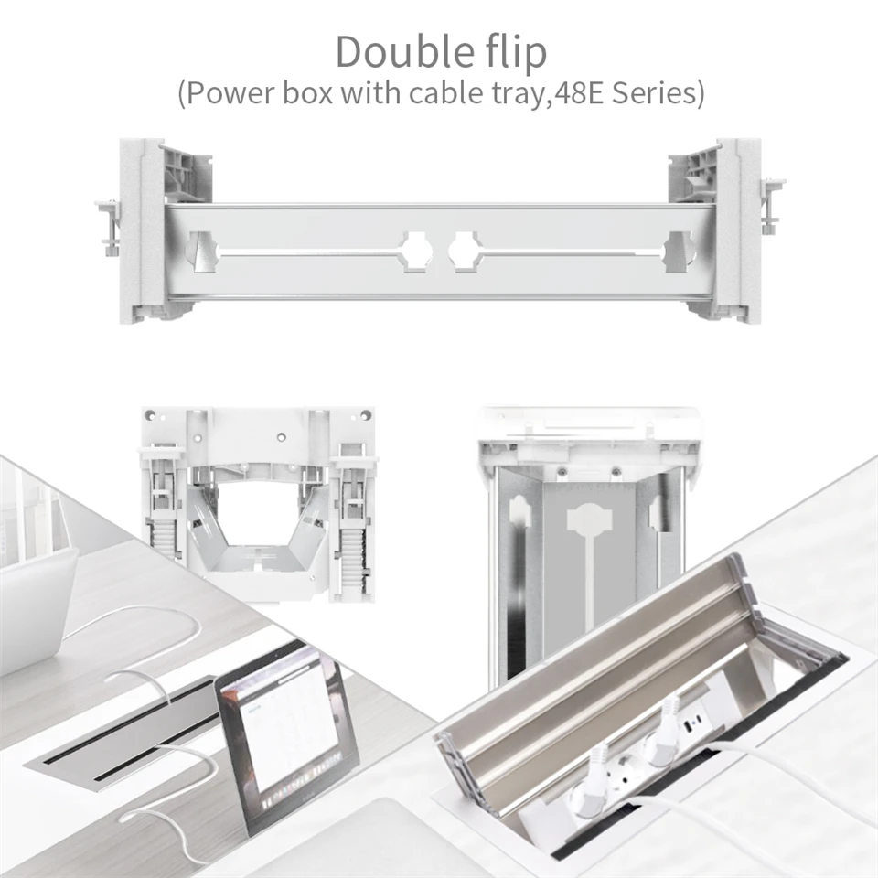 Screw Mount Double-flip Box