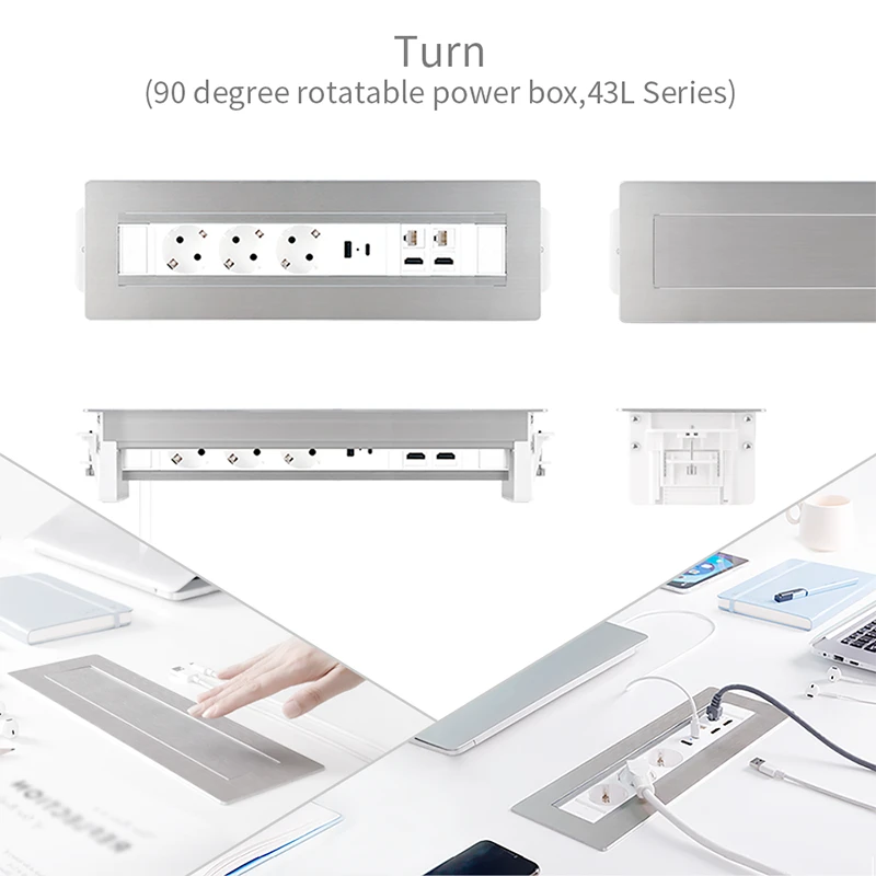 90 Degree Rotatable Power Box