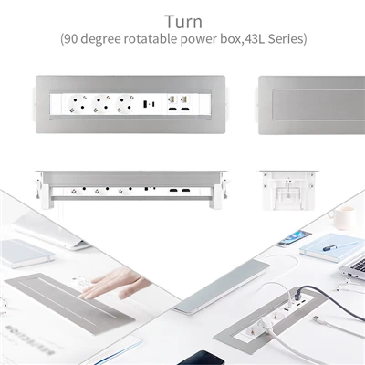 90 Degree Rotatable Power Box