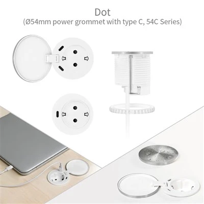 Lidded 54mm Power Grommet