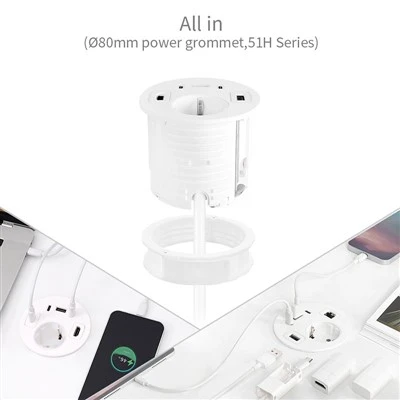 Plastic 45W Power Grommet